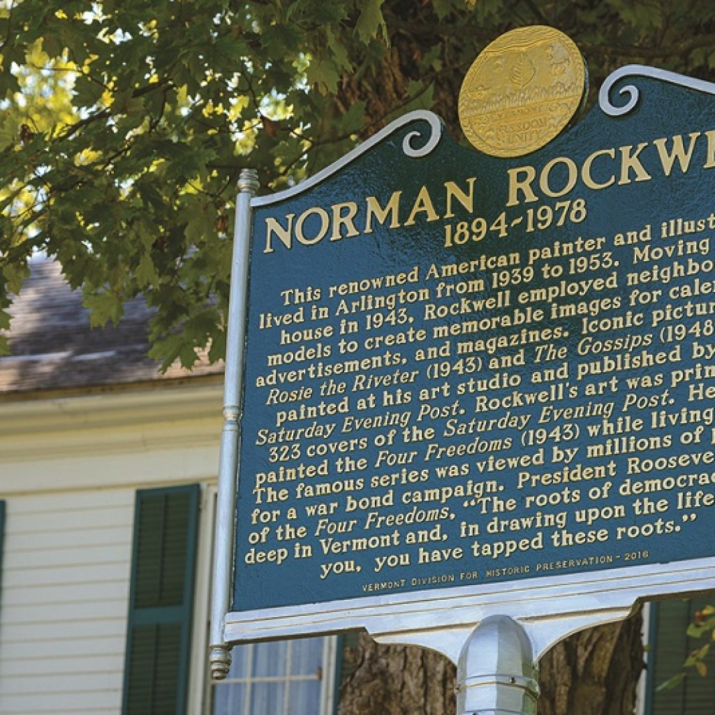 Norman Rockwell Plaque